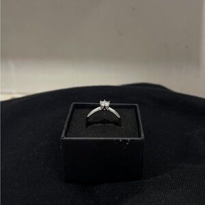 0.5CT Moissanite Ring